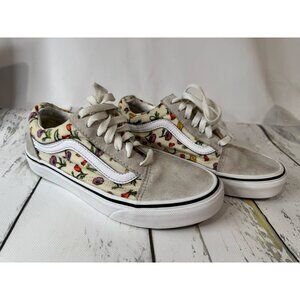 Vans Old Skool Beige & Cream Poppy Floral size 4.5M/6W